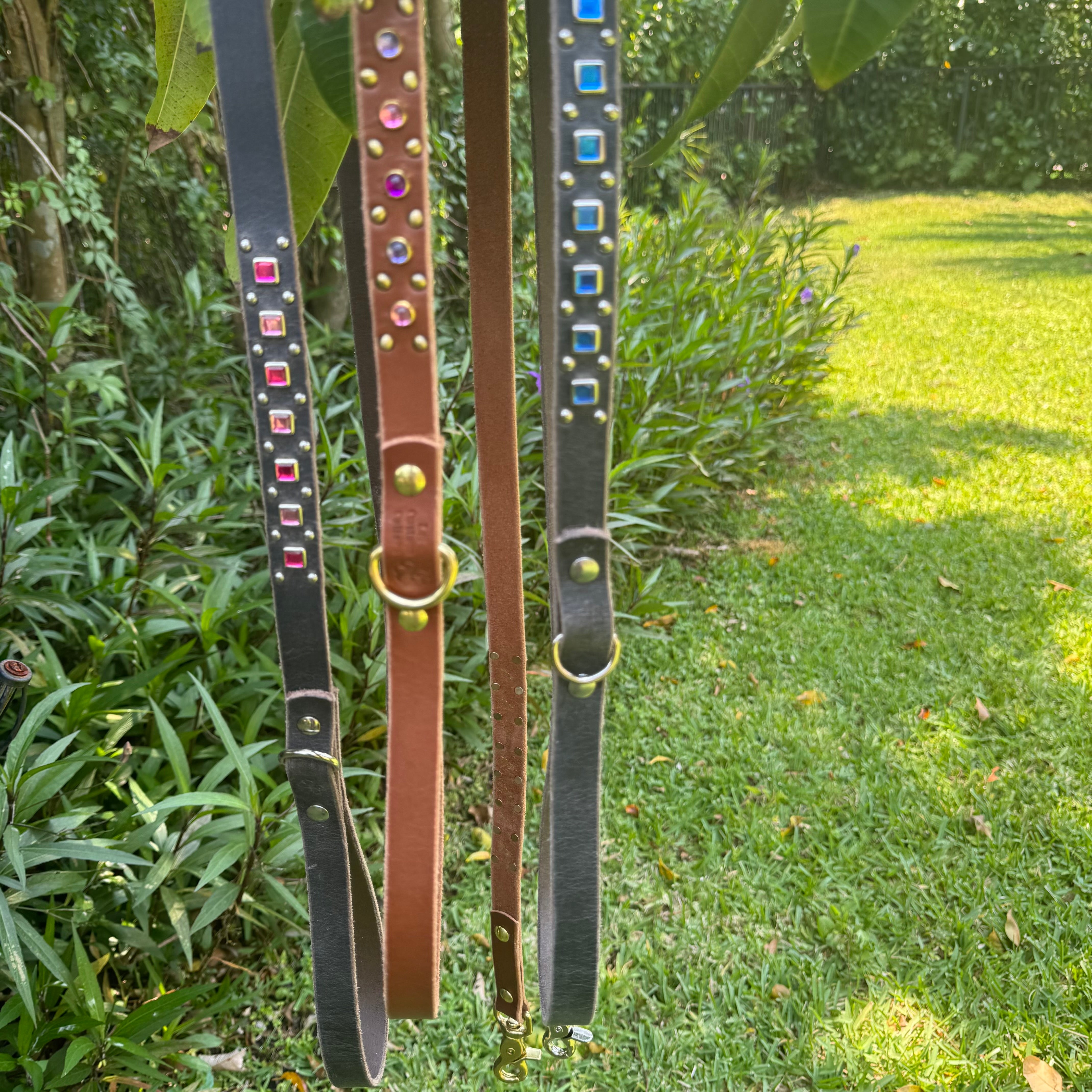Leather Dog Leash – 3/4" | Personalized | Medium & Large Dogs