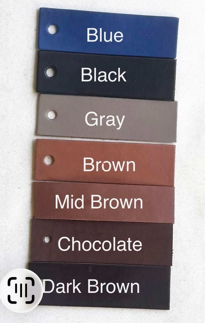 Leather Dog Leash – 3/4" | Personalized | Medium & Large Dogs