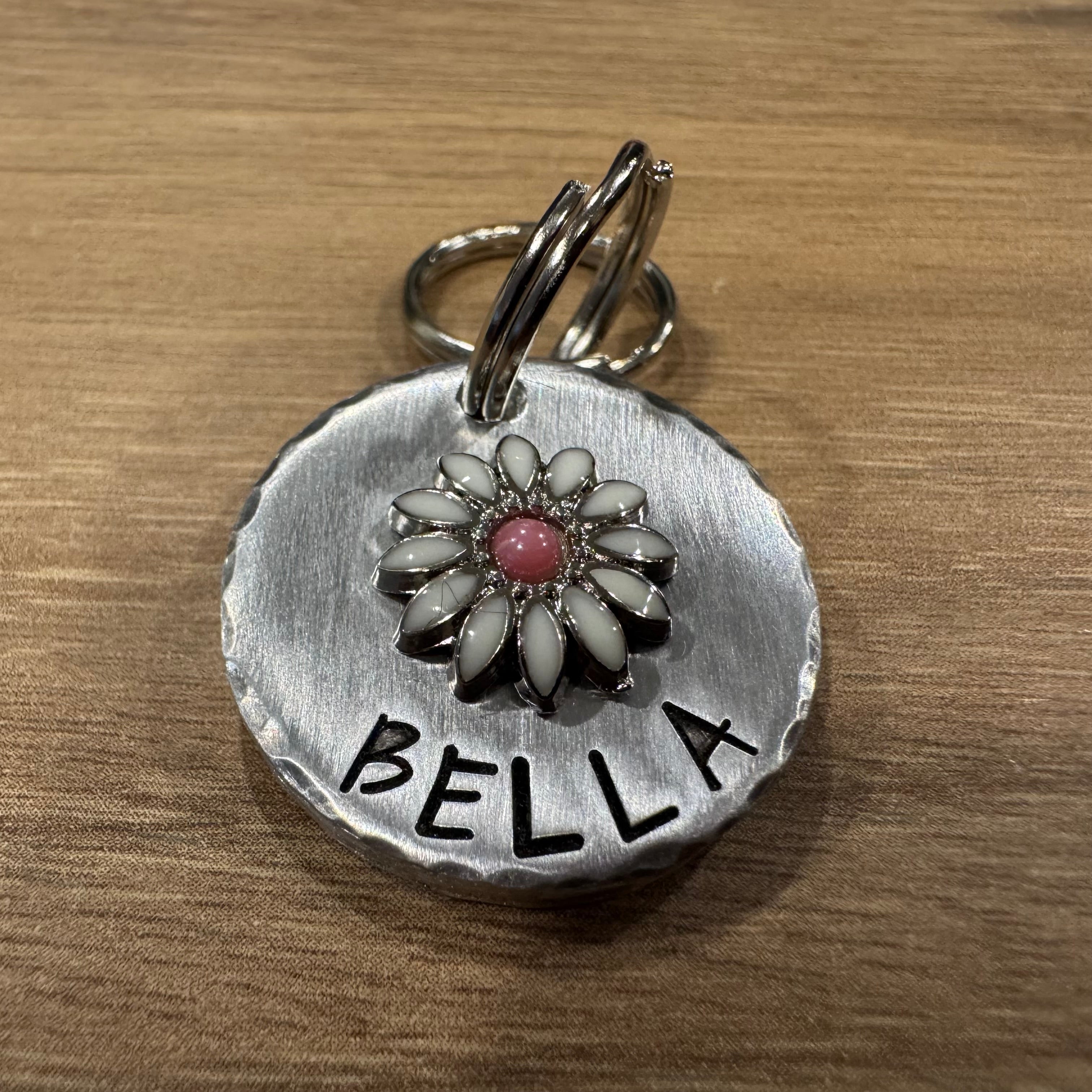 The Daisy Tag – Custom Hand Stamped Dog Tag | Lei Custom Collars