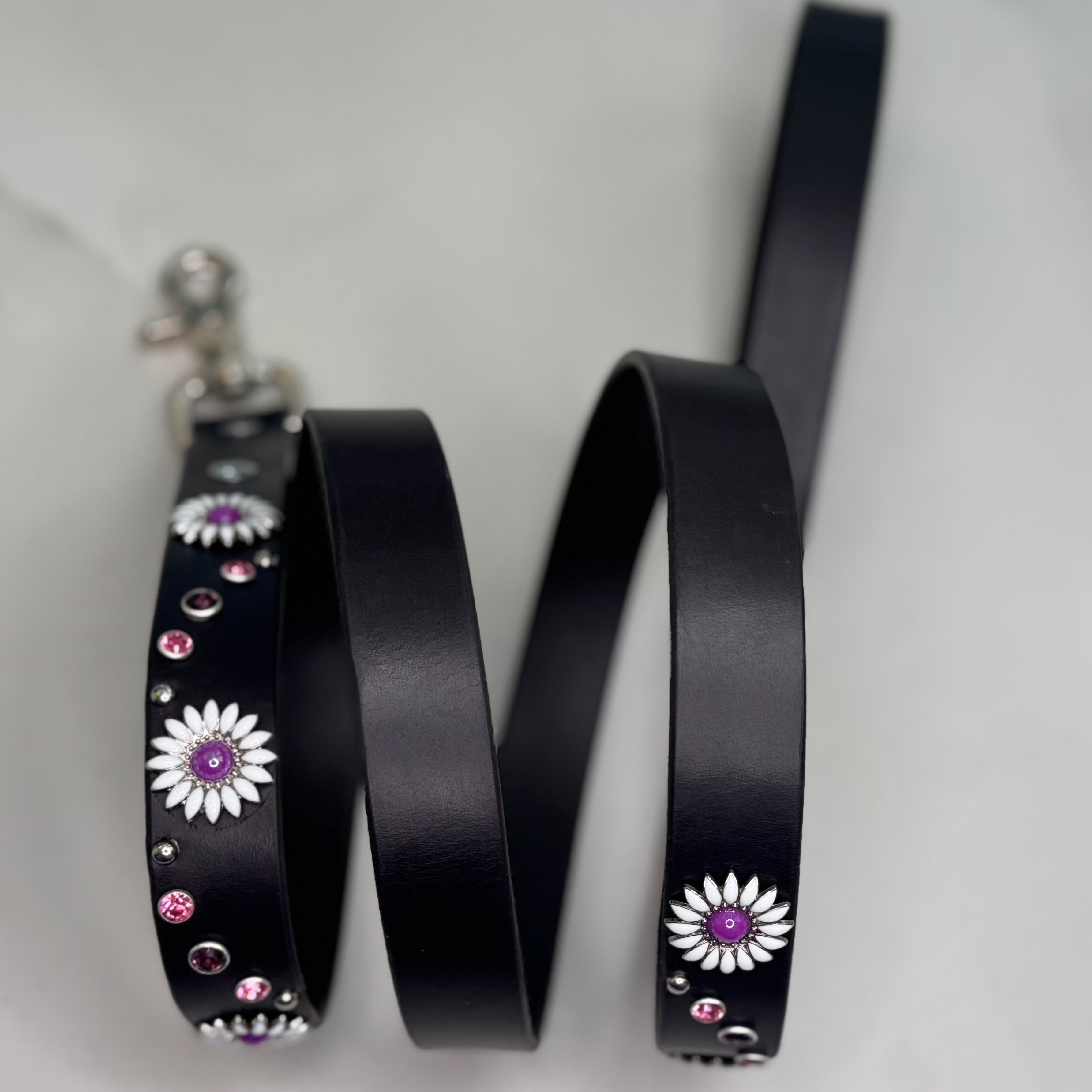 Leather Dog Leash – 3/4" | Personalized | Medium & Large Dogs